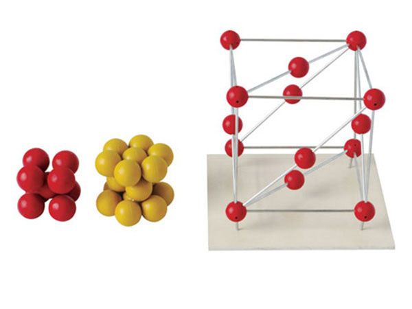 3124金屬晶體結(jié)構(gòu)模型