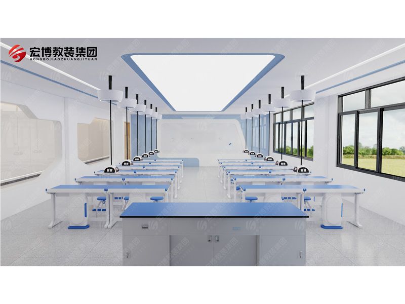 繩吊式電源二人桌科學(xué)實(shí)驗(yàn)室